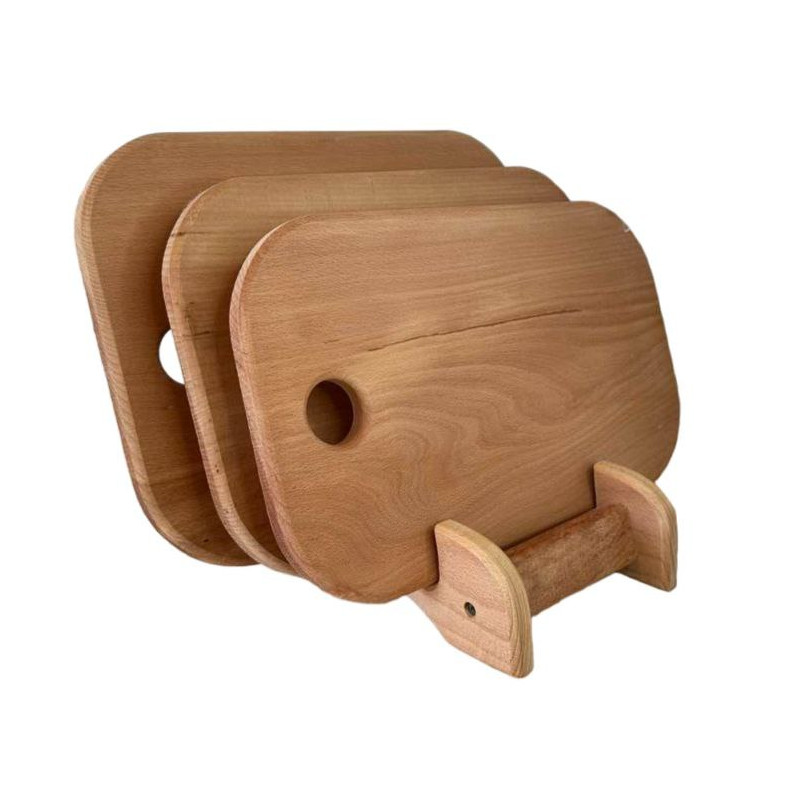 Sada 3 dřevěných prkének "Buk"