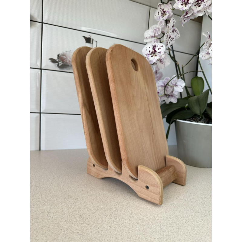 Sada 3 dřevěných prkének "Buk"
