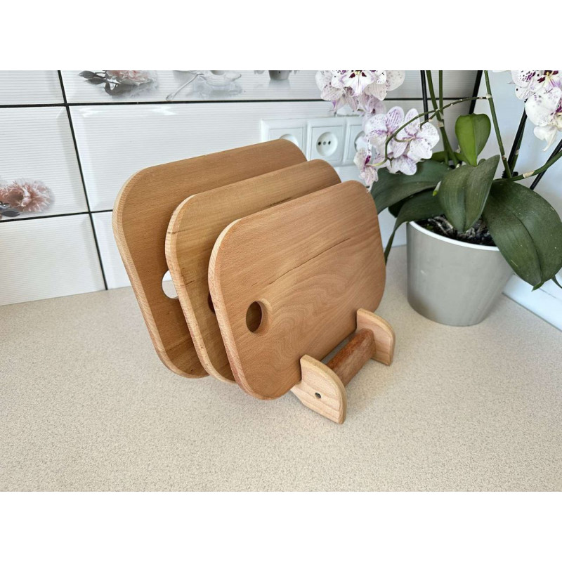 Sada 3 dřevěných prkének "Buk"